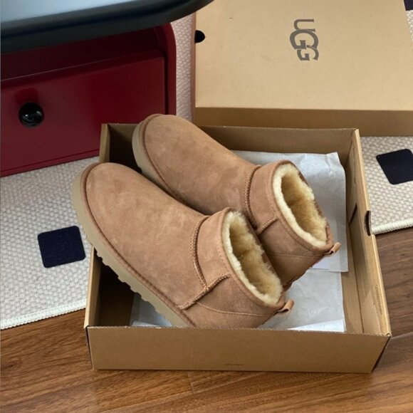UGG Classic Ultra Mini Boots chestnut - Picture 2 of 7